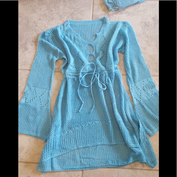 New Knitted Hollow Beach Blouse Crochet Cover - Picture 7 of 7